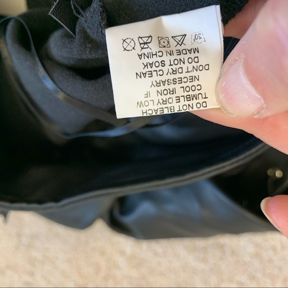 MESHKI NWT black lace up Kaia legging pants Sz XS - Picture 8 of 12